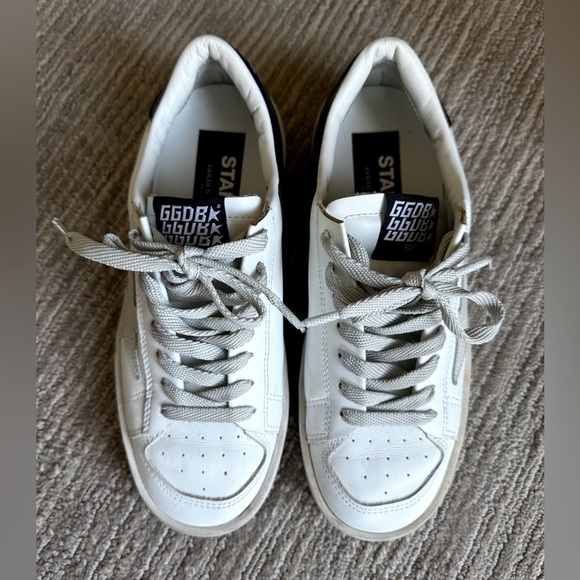 Like New w Box Golden Goose Stardan with ice-gray suede star and black heel 36 - Picture 5 of 10